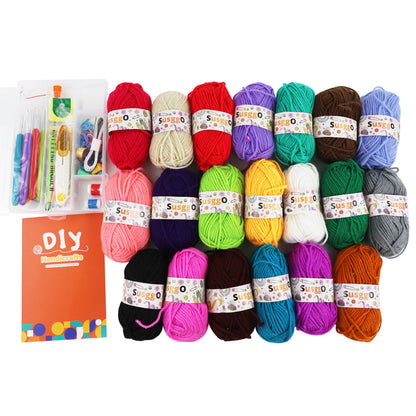 Kit de crochet de 81 Piezas